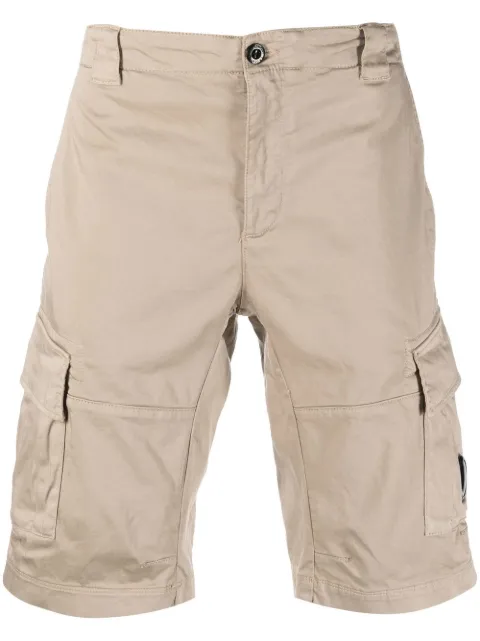 C.P. Company Lens-detail cotton cargo shorts