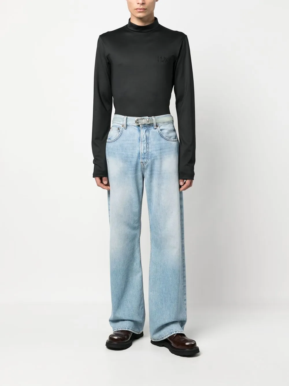 MM6 Maison Margiela Sweater met geborduurd logo - Zwart