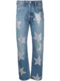 Collina Strada star-patch mid-rise jeans - Blue