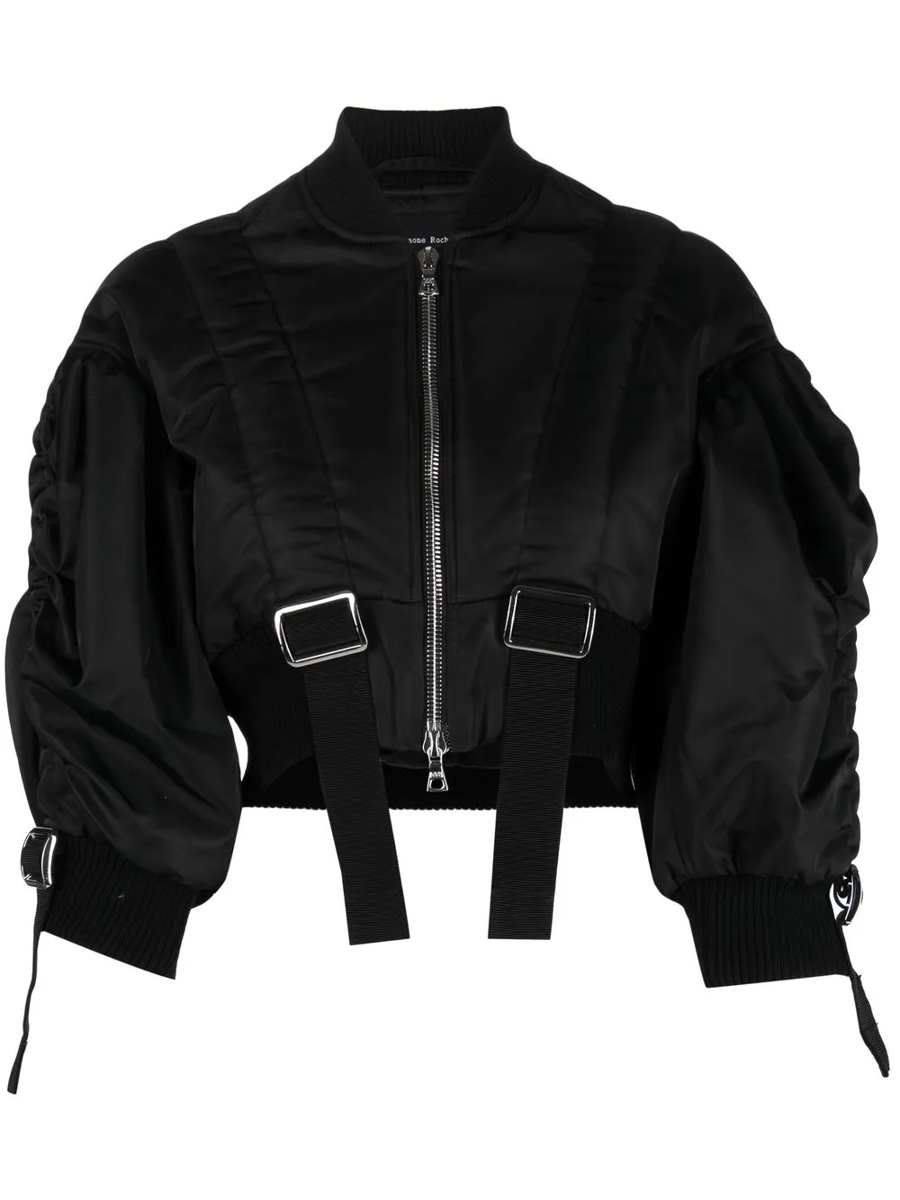 

Simone Rocha cropped bomber jacket - Black