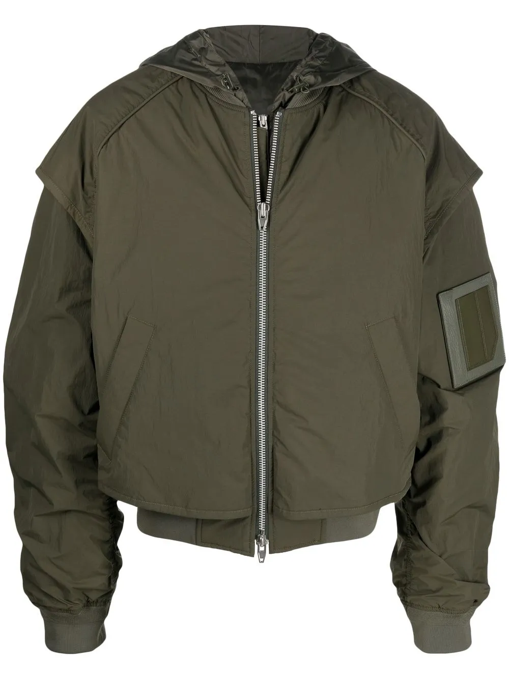 Juun j white bomber on sale jacket