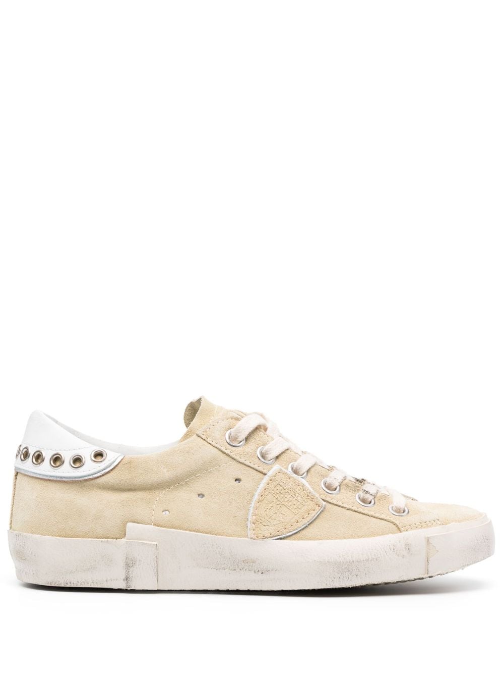 Philippe Model Paris Prsx Leather Low-top Sneakers In Nude