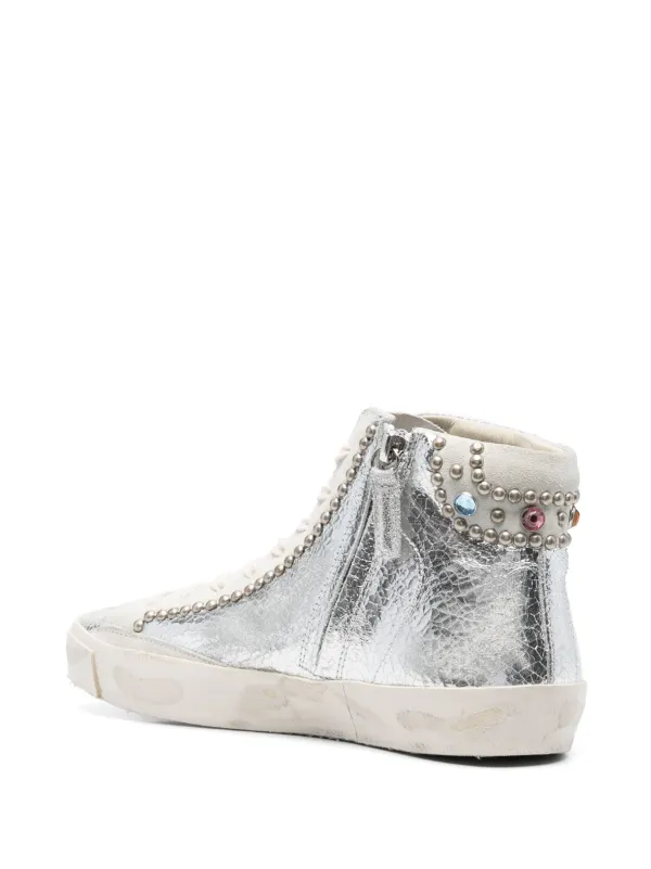 Sequin high top hot sale sneakers womens