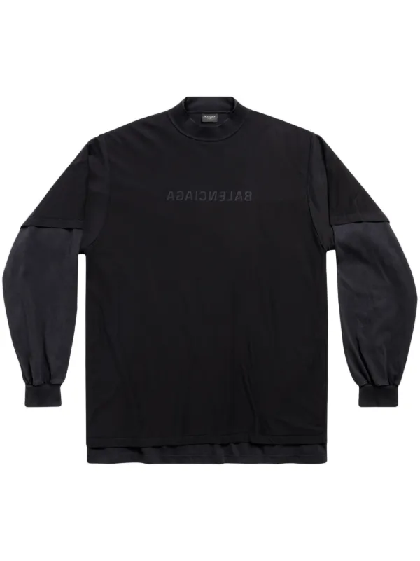 Balenciaga Trompe L'Oeil Cotton T-shirt - Farfetch