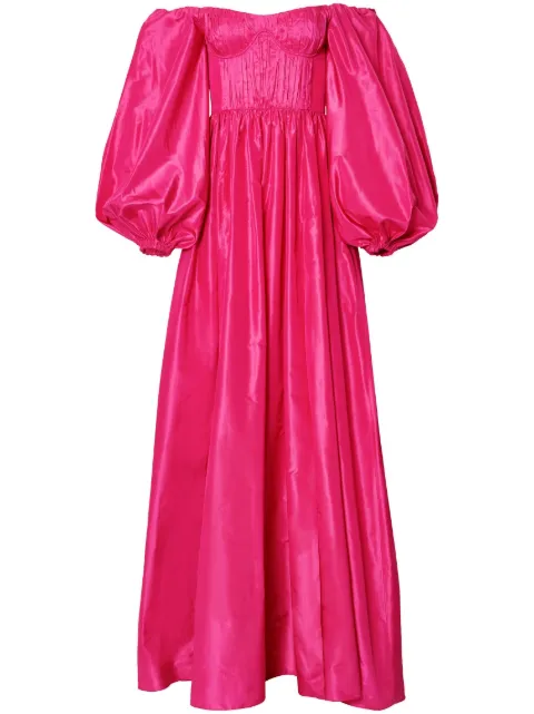 Carolina Herrera off-shoulder balloon-sleeve gown