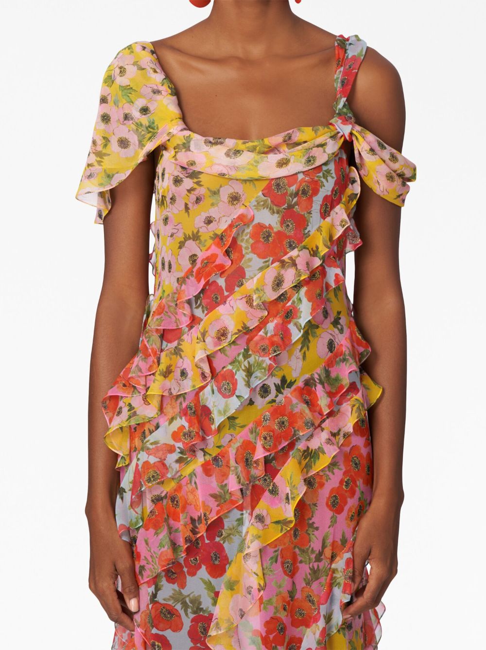 Silk maxi dress Chanel Multicolour size 40 FR in Silk - 15808576