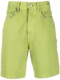 GCDS logo-patch cargo shorts - Green