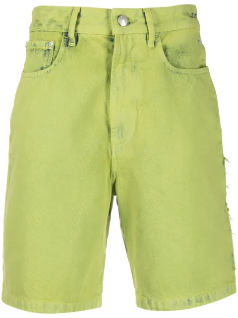 GCDS logo-patch cargo shorts
