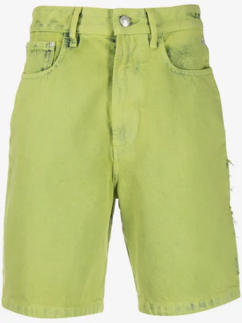 GCDS logo-patch cargo shorts