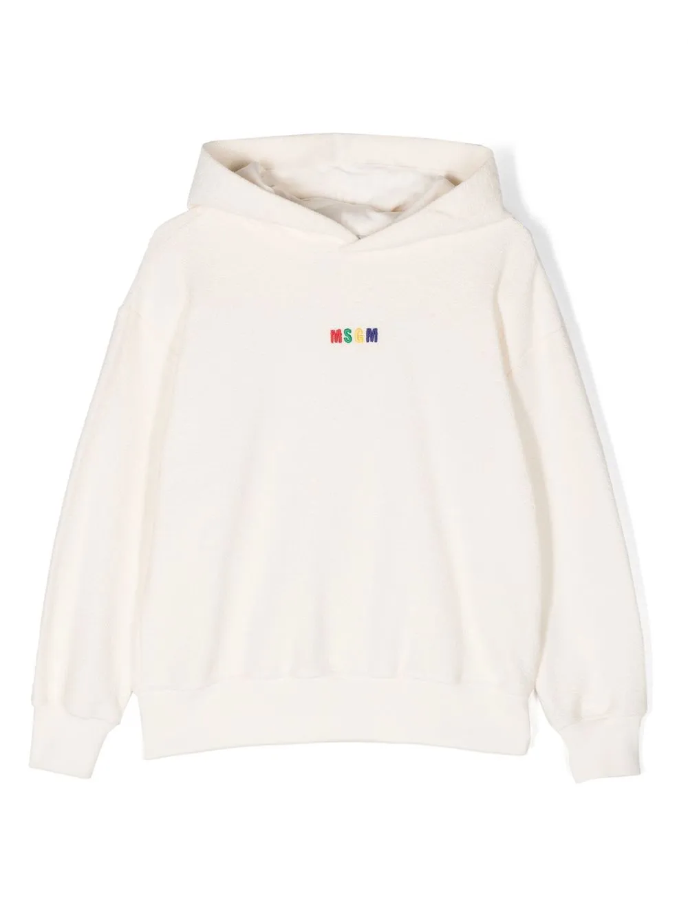 

MSGM hoodie con logo bordado - Neutro