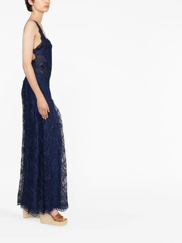 alberta ferretti blue lace dress Alberta Ferretti Dress woman - Blue | 04531635