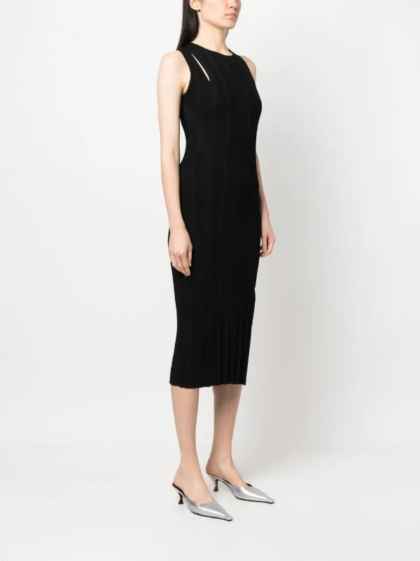 black sweater dress womens Black Mock Neck Front Pocket Short Sleeve Sweater Dress *FINAL SALE* main image 1