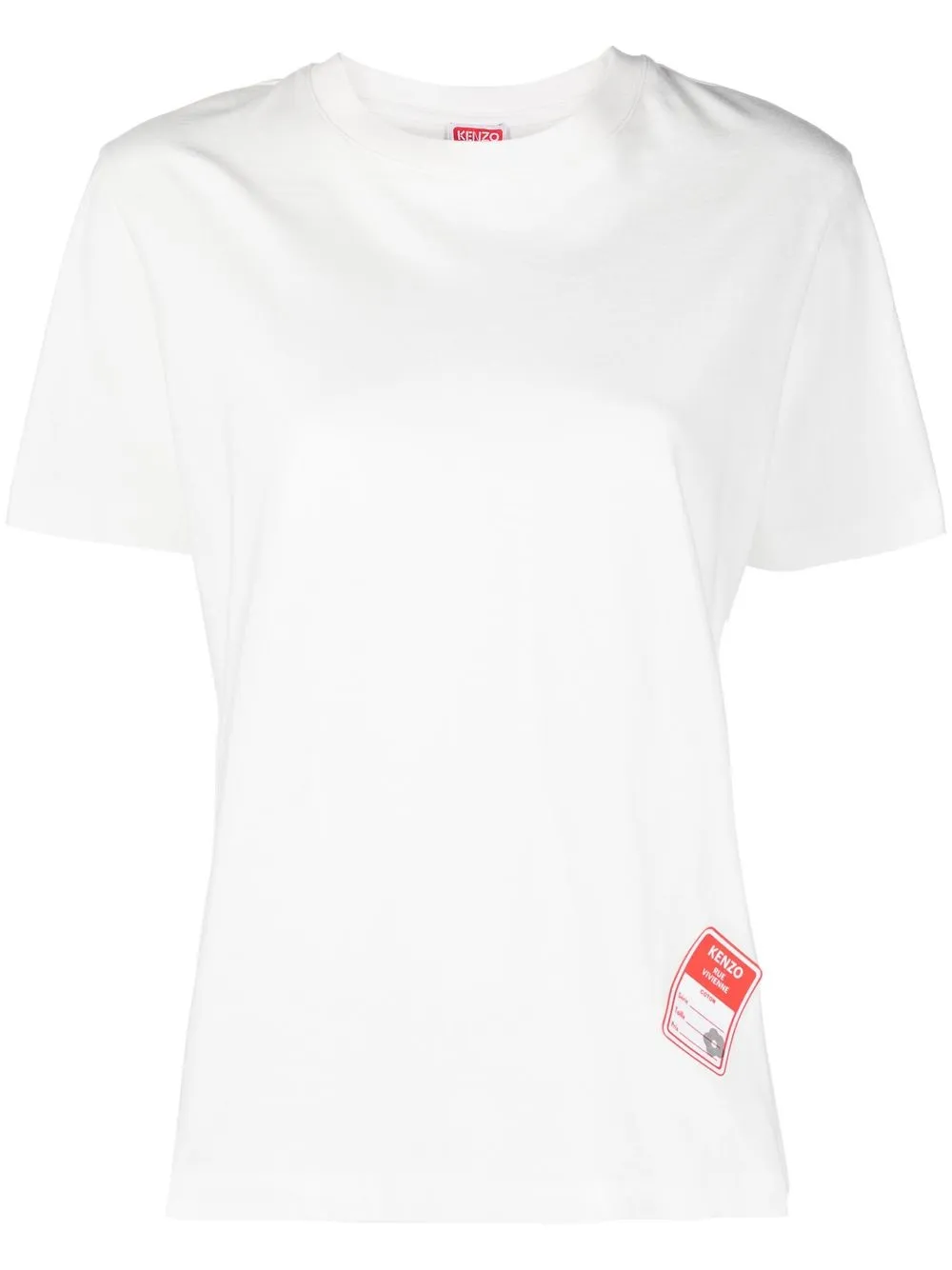 

Kenzo logo-patch cotton T-shirt - White