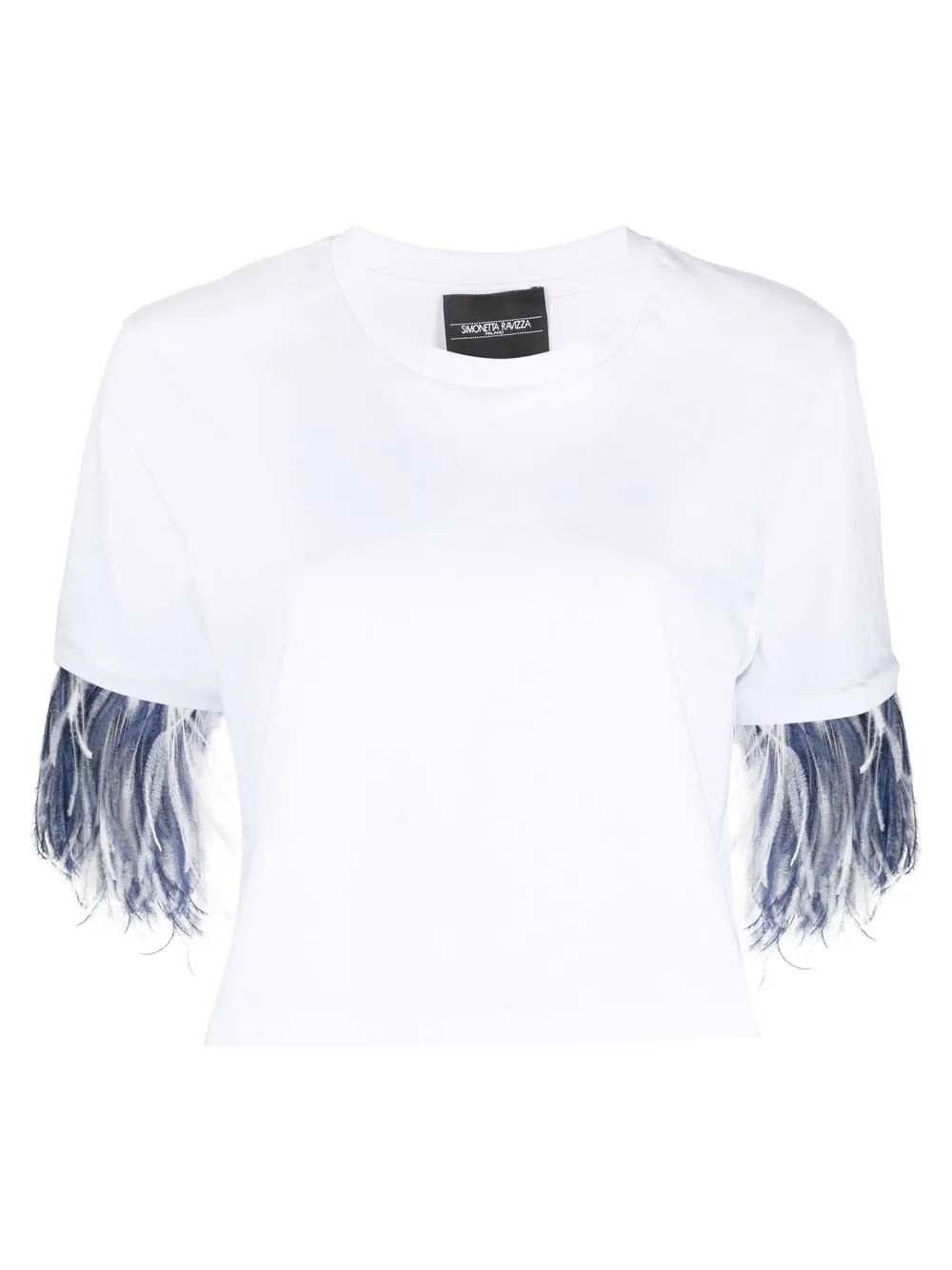 

Simonetta Ravizza playera con ribete - Blanco