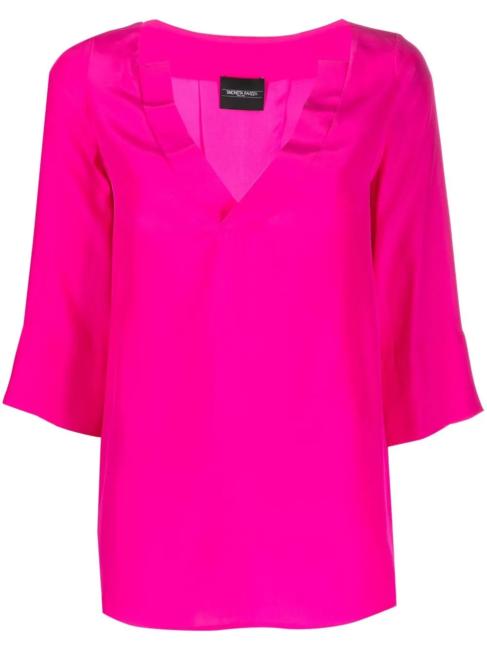 

Simonetta Ravizza V-neck silk blouse - Pink