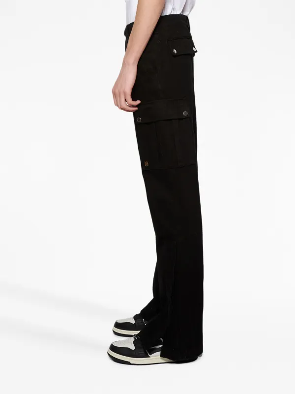 AMIRI フレア カーゴジーンズ | ブラック | FARFETCH JP