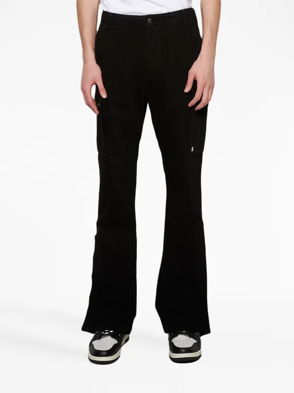 AMIRI フレア カーゴジーンズ | ブラック | FARFETCH JP
