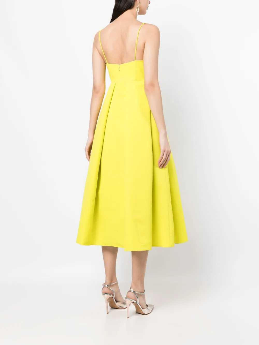 Sachin & Babi Auda Flared Midi Dress In Green