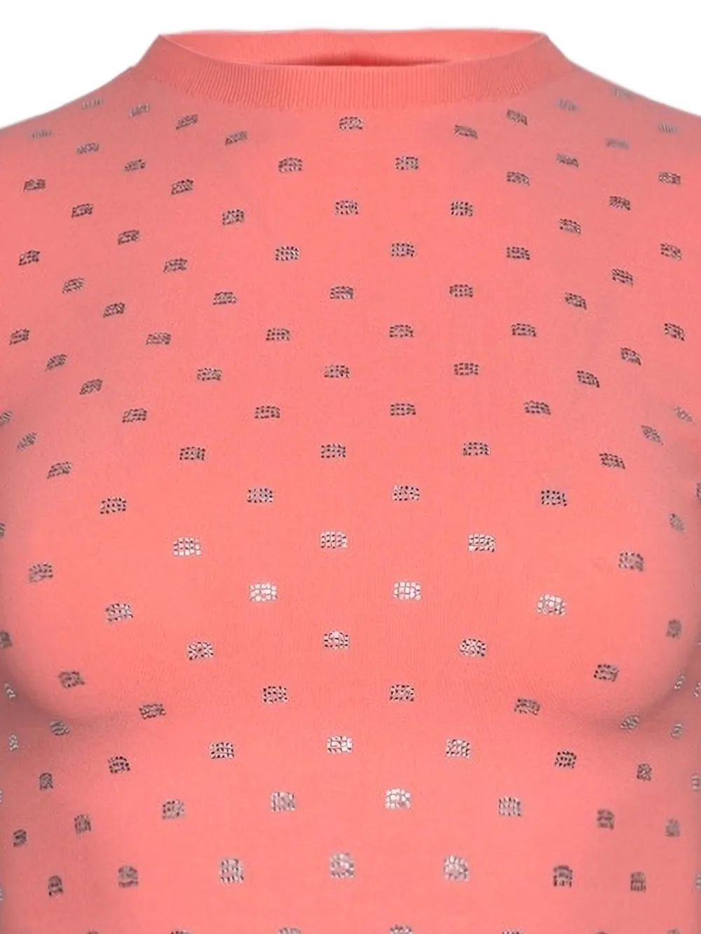 Alexander Wang logo-embellished T-shirt Roze