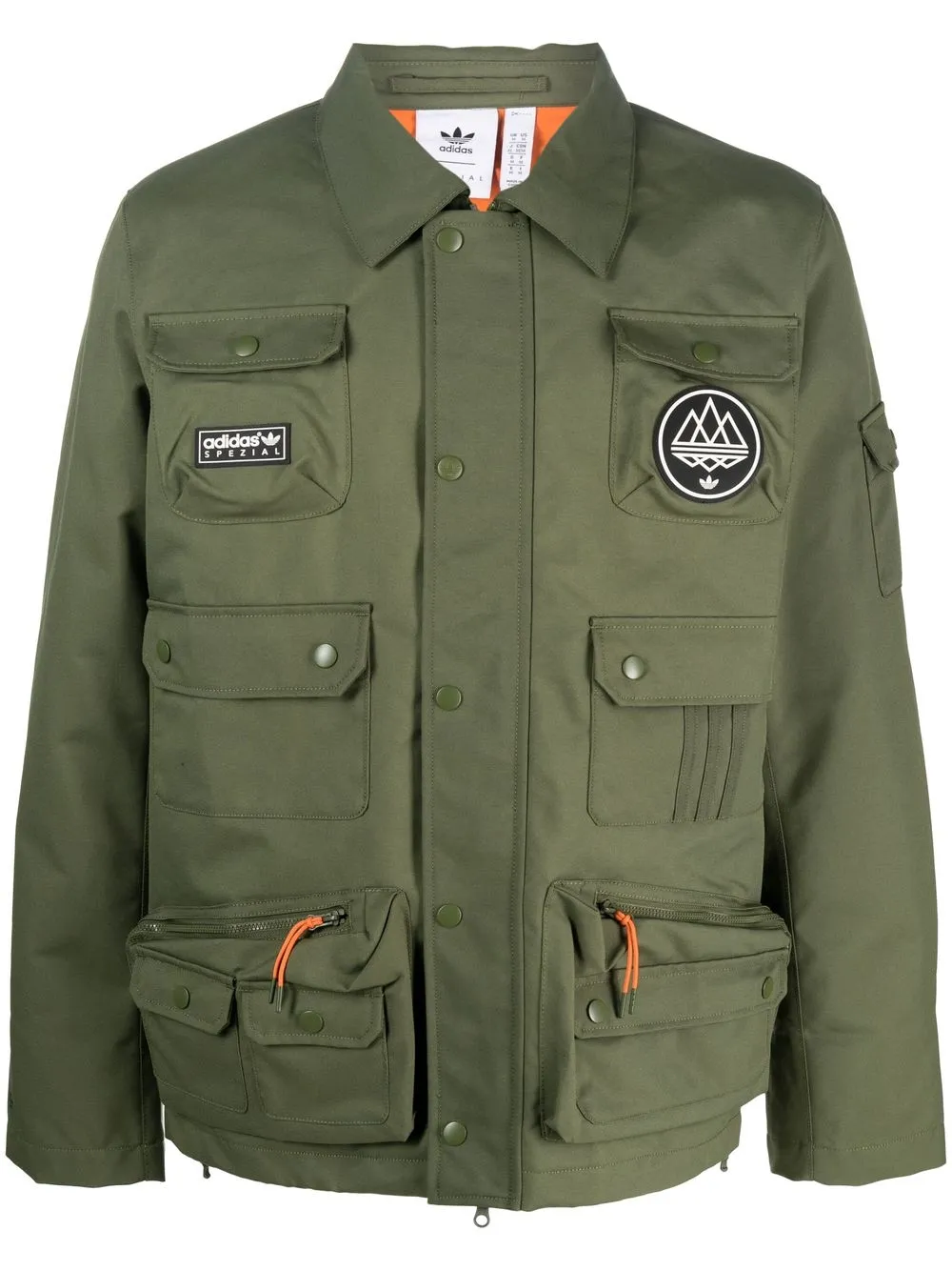 Adidas logo patch Military Jacket Farfetch