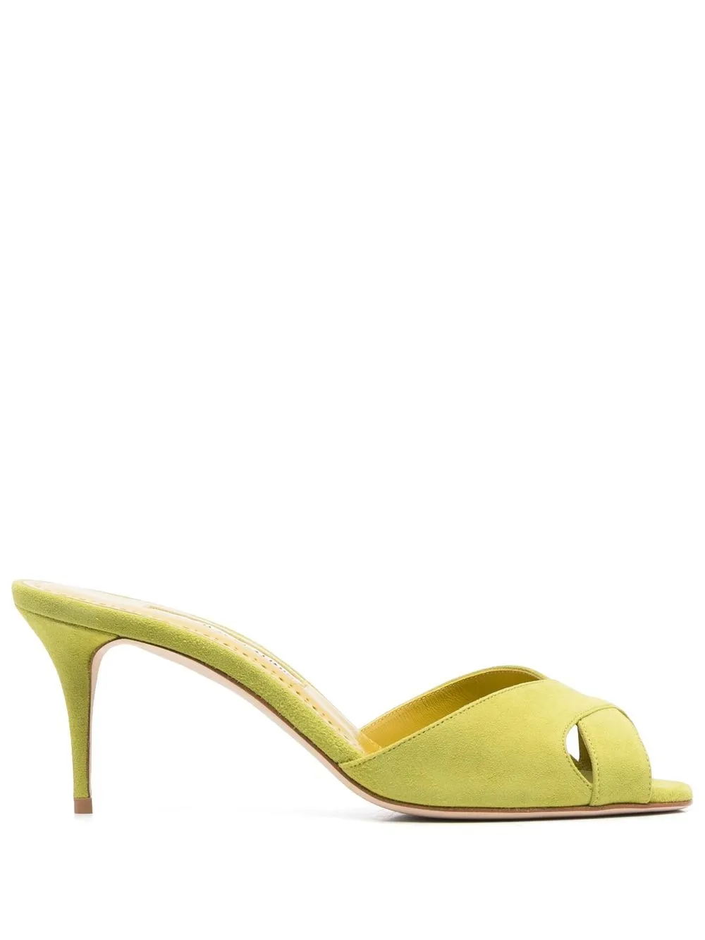 

Manolo Blahnik Mumbimu heeled mules - Green