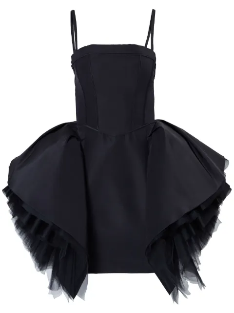 Carolina Herrera ruffled-tulle silk dress