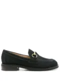 Sarah Chofakian Paulette nubuck leather loafers - Blue