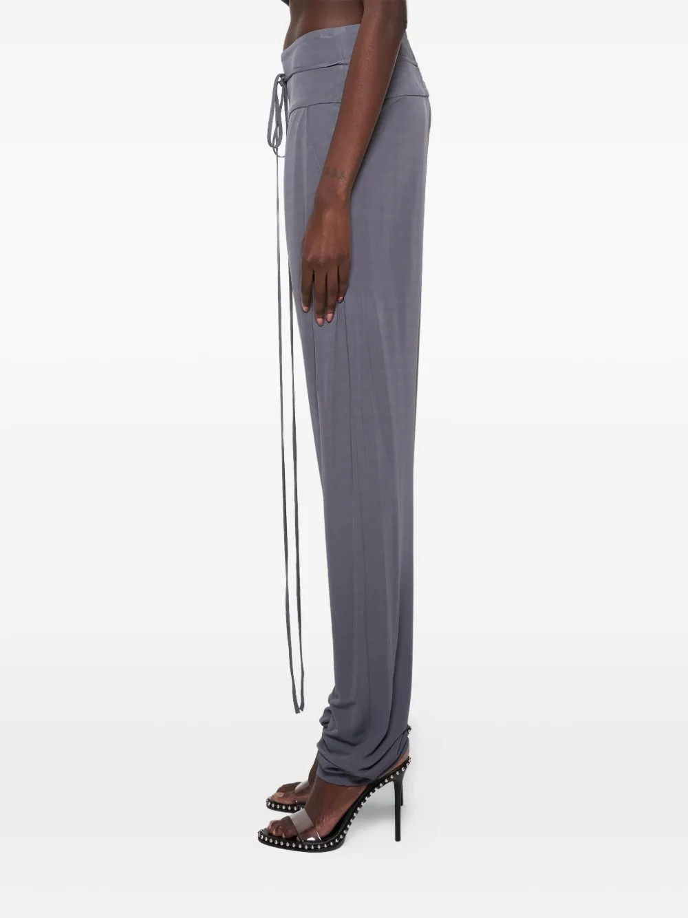 Christopher Esber Tie Waist Trousers In Gold