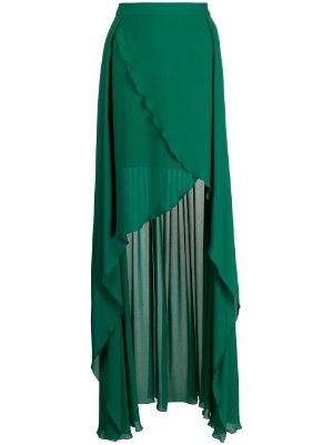 High low hotsell skirt dark green