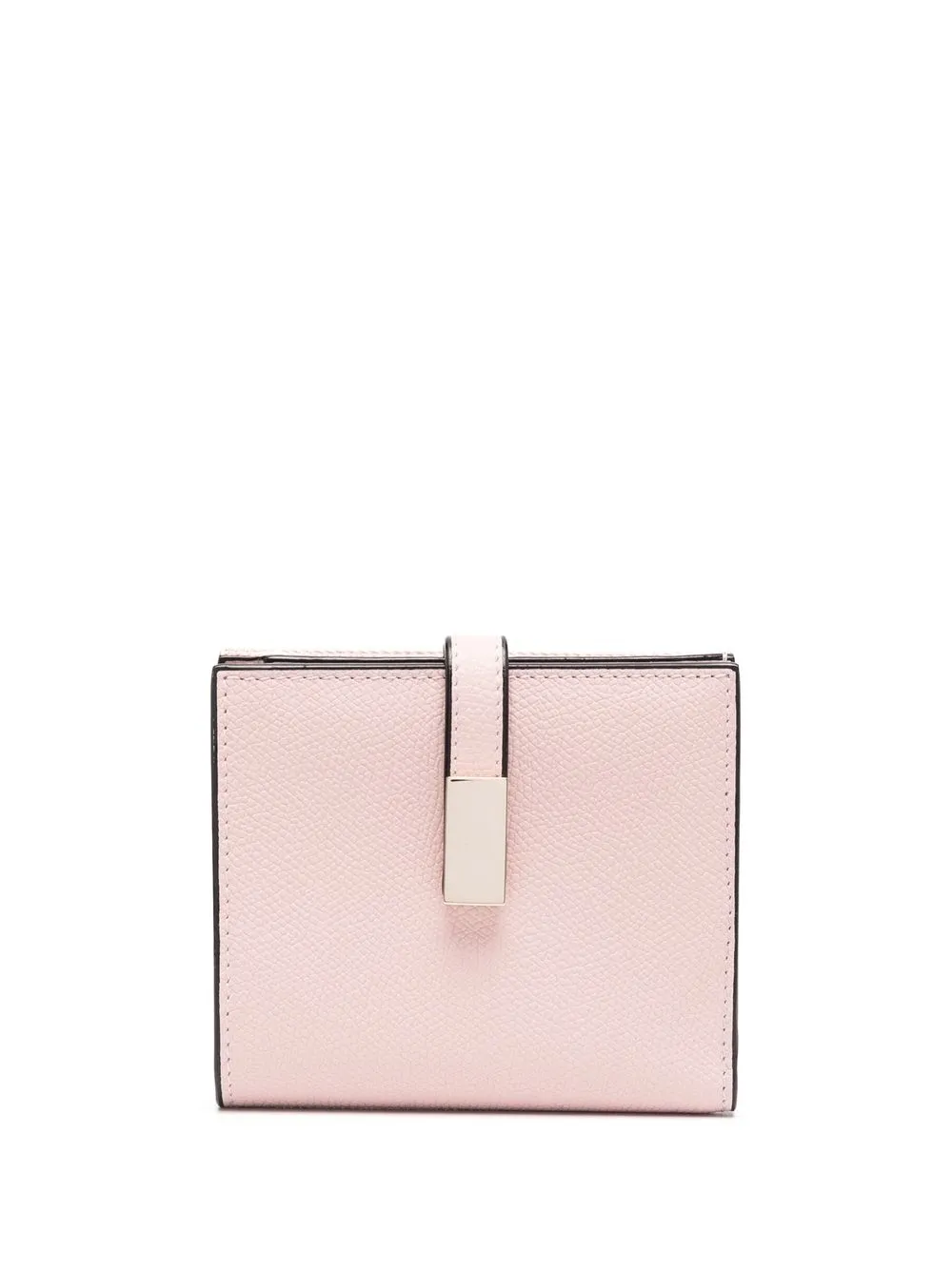 

Valextra bi-fold leather wallet - Pink