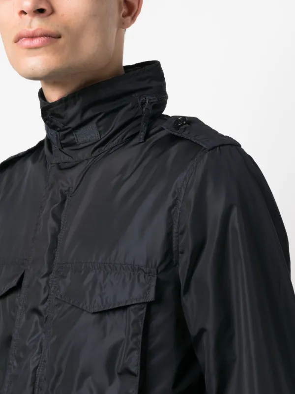 【関税込み】ASPESI Giacca lunga con cappuccio ASPESI Giacca a Vento Con Cappuccio Nascosto | Blu | FARFETCH IT
