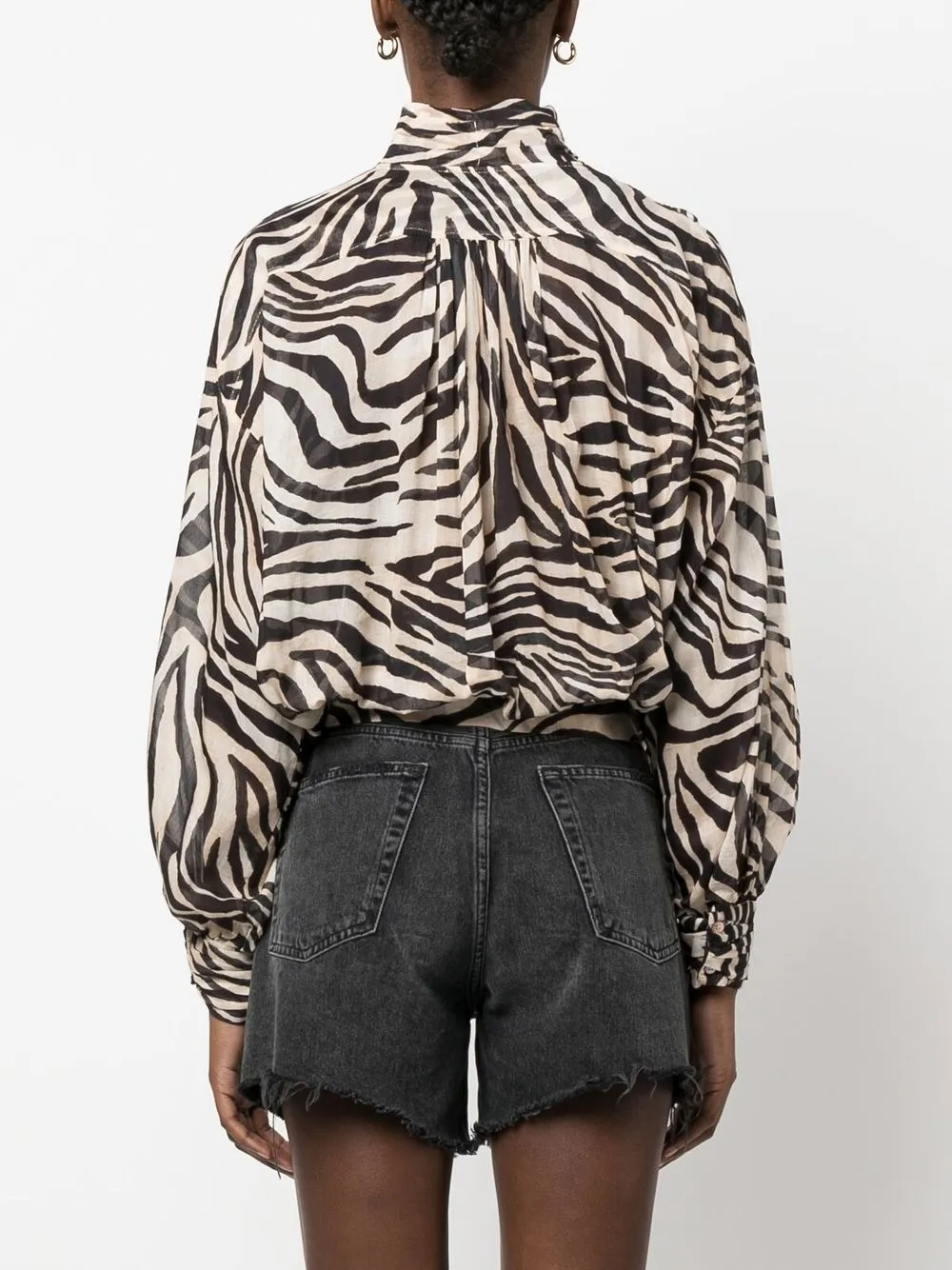 camicia zebrata donna