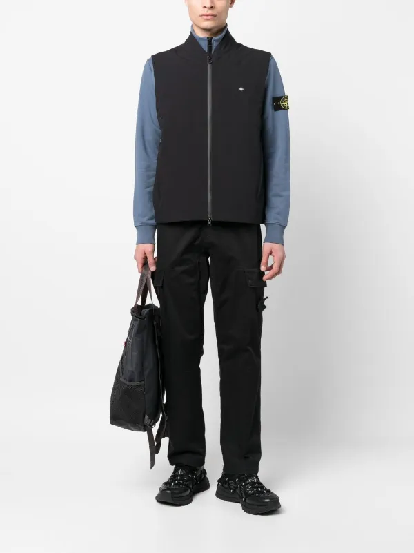 Stone Island ロゴ ジップ ベスト - Farfetch