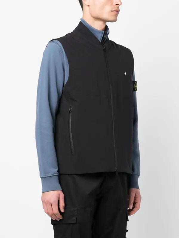 Stone Island ロゴ ジップ ベスト - Farfetch