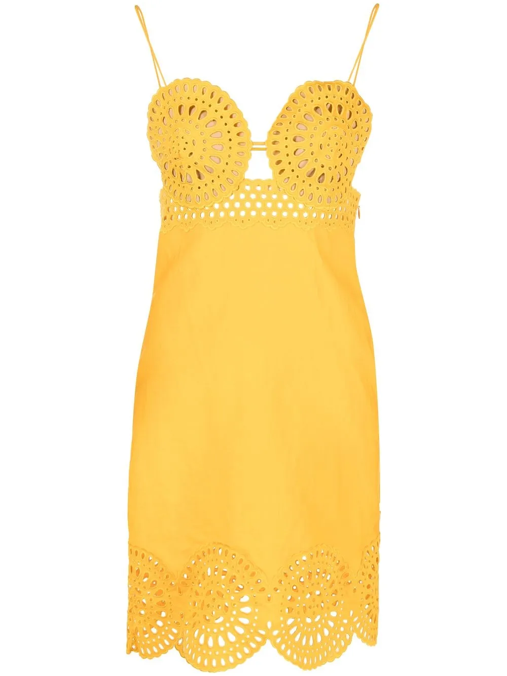 

Stella McCartney spaghetti-strap mini dress - Orange