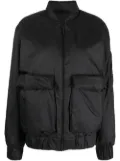 Rains flap-pockets puffer jacket - Black