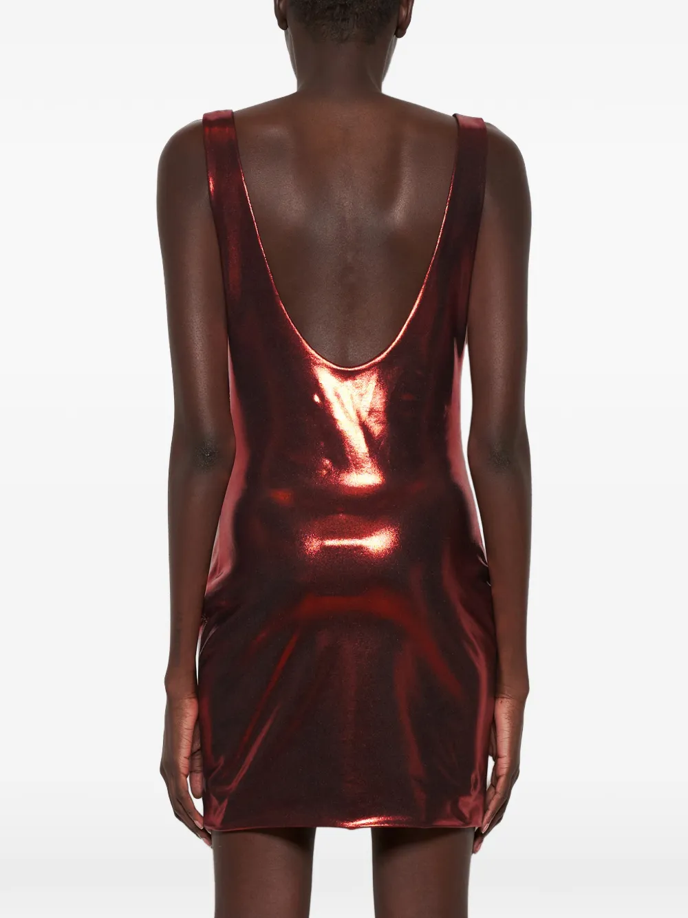 Alexandre Vauthier Scoop-neck Mini Dress In Red