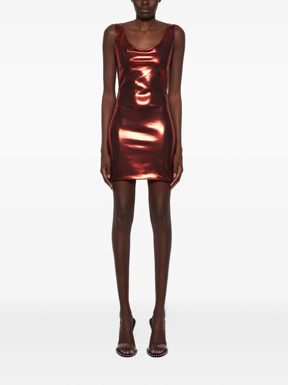 Alexandre Vauthier scoop-neck mini dress - Rood
