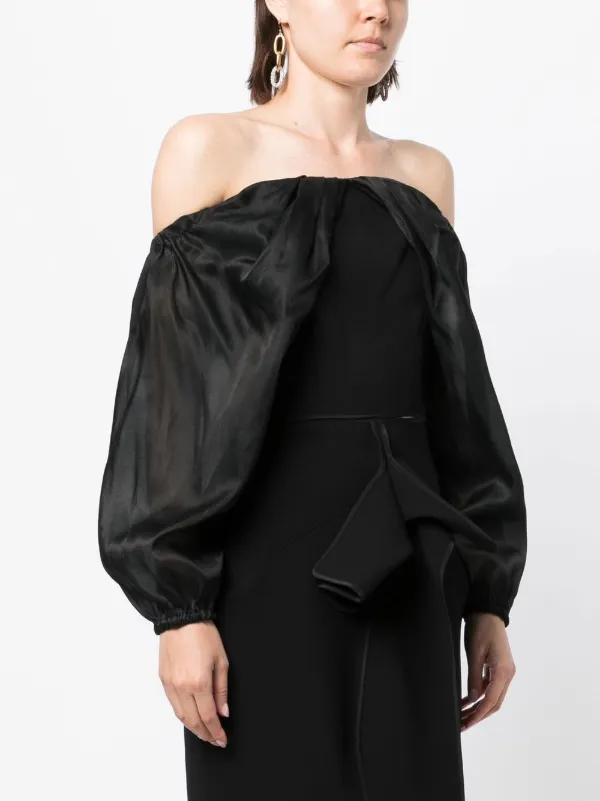 maticevski off the shoulder dresses Maticevski - Diadem off-the-shoulder asymmetric draped crepe dress