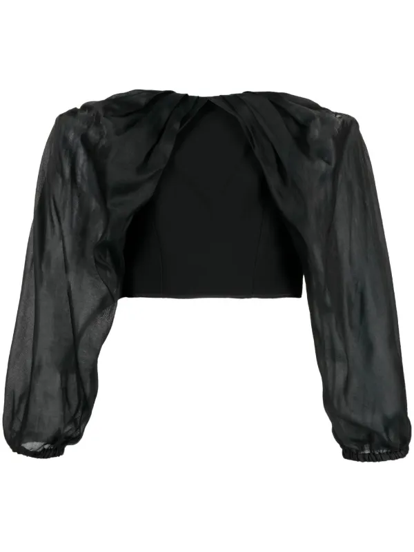 Maticevski Off-shoulder Corset in Black