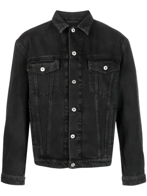 Heron Preston logo-patch denim jacket