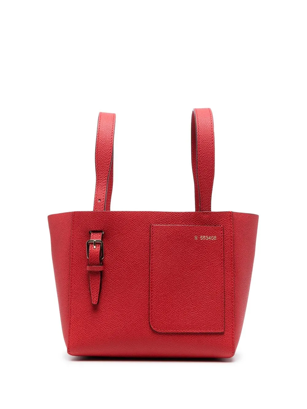 

Valextra textured leather tote