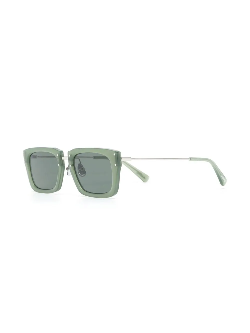 Jacquemus Zonnebril met D-montuur - Groen