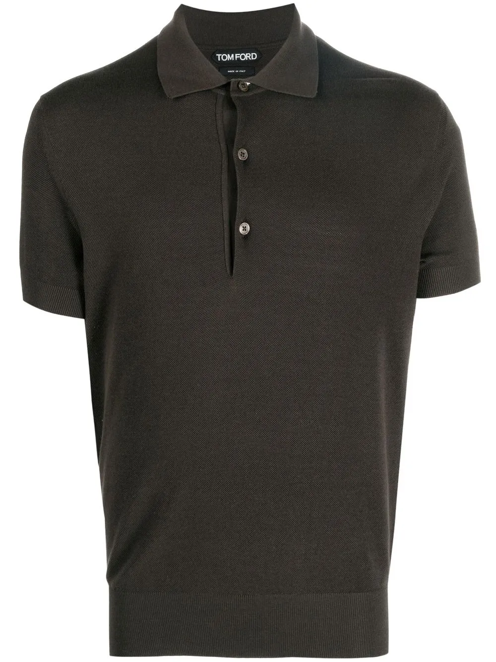 

TOM FORD short-sleeved polo shirt - Grey