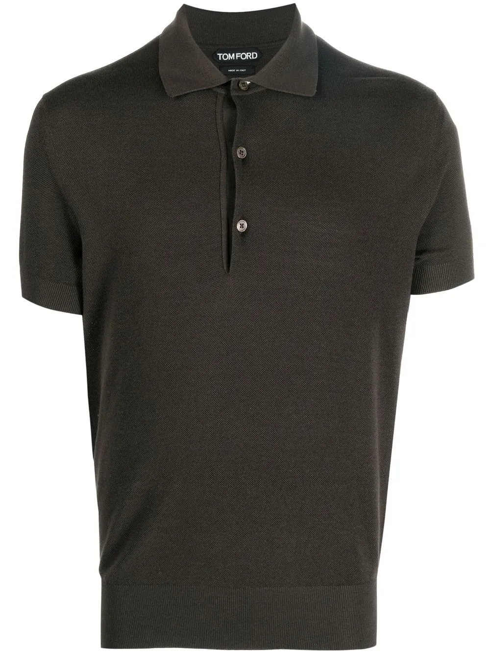 

TOM FORD playera tipo polo manga corta - Gris
