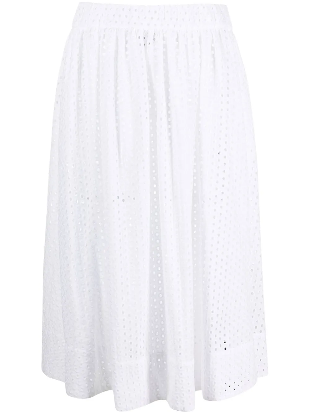 

Simonetta Ravizza Fiorda midi skirt - White