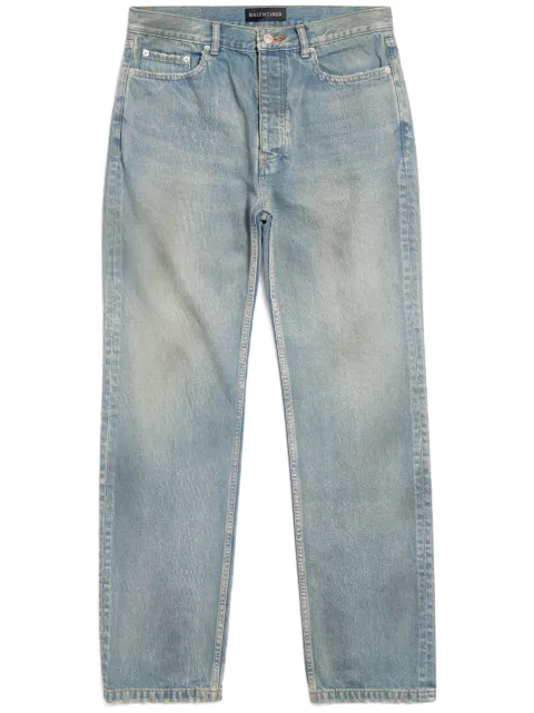 Balenciaga faded-effect straight-leg jeans
