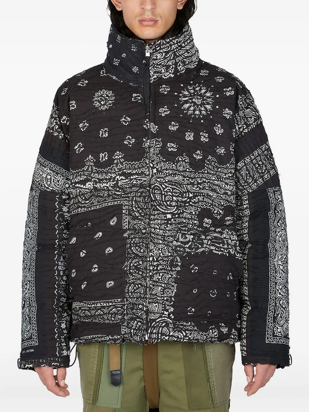 Children Of The Discordance Giacca con stampa bandana - Nero