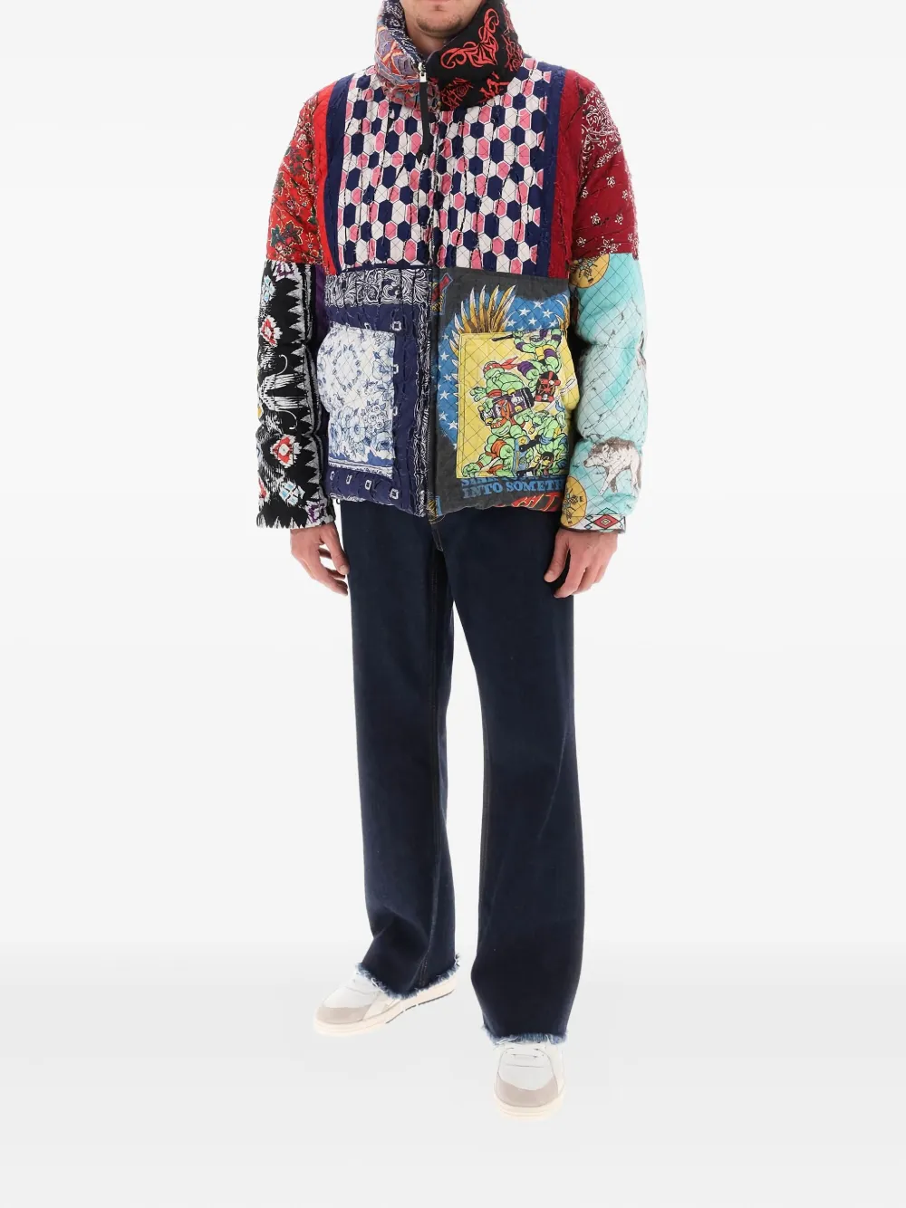 Children Of The Discordance bandana-print jacket | Padded & Down Jackets | Image 2