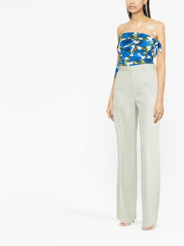 パンツ LANVIN 'Flared Tailored' pants Green Lanvin Green Flared Tailored pants for Women Online USA at